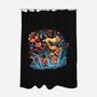Rock The Mushroom Kingdom-None-Polyester-Shower Curtain-glitchygorilla