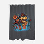 Rock The Mushroom Kingdom-None-Polyester-Shower Curtain-glitchygorilla