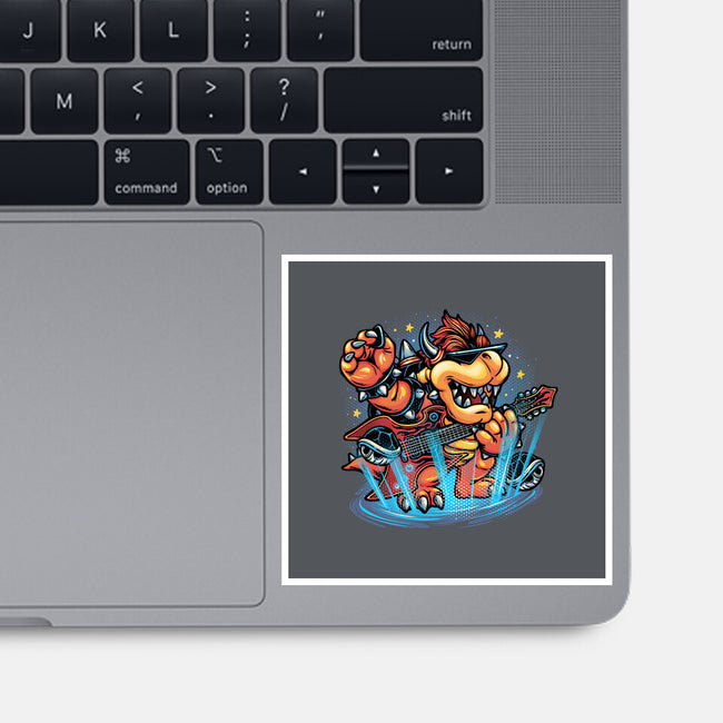 Rock The Mushroom Kingdom-None-Glossy-Sticker-glitchygorilla