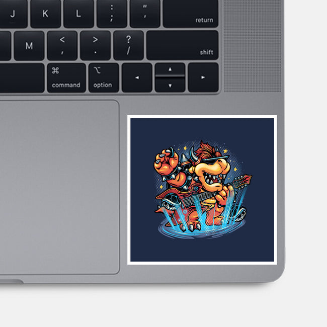 Rock The Mushroom Kingdom-None-Glossy-Sticker-glitchygorilla