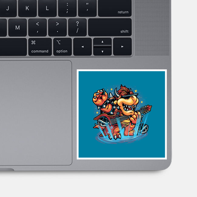 Rock The Mushroom Kingdom-None-Glossy-Sticker-glitchygorilla