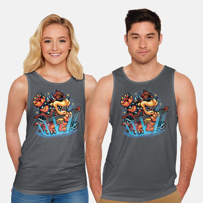 Rock The Mushroom Kingdom-Unisex-Basic-Tank-glitchygorilla
