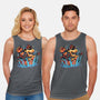 Rock The Mushroom Kingdom-Unisex-Basic-Tank-glitchygorilla