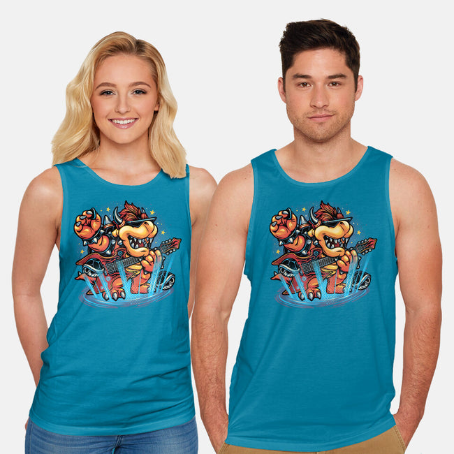 Rock The Mushroom Kingdom-Unisex-Basic-Tank-glitchygorilla