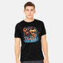 Rock The Mushroom Kingdom-Mens-Heavyweight-Tee-glitchygorilla