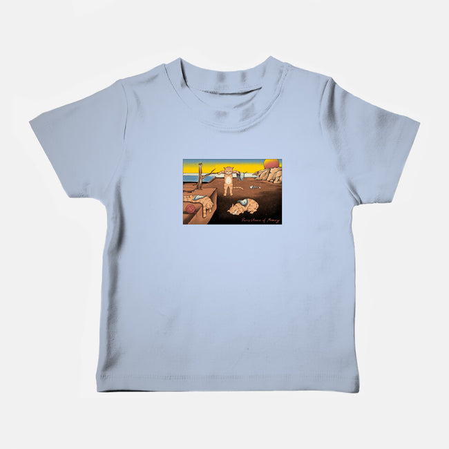 Purrsistence Of Memory-Baby-Basic-Tee-vp021