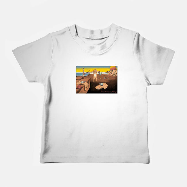Purrsistence Of Memory-Baby-Basic-Tee-vp021