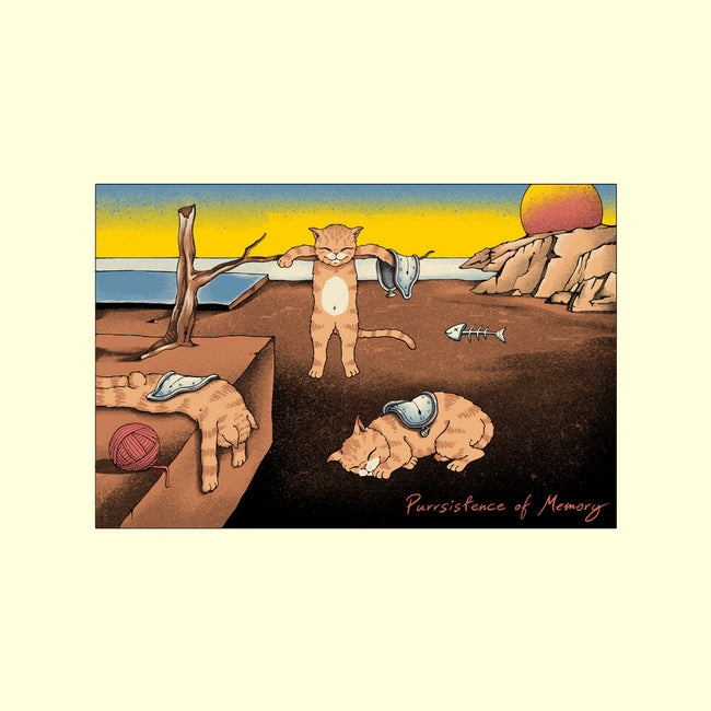 Purrsistence Of Memory-None-Glossy-Sticker-vp021