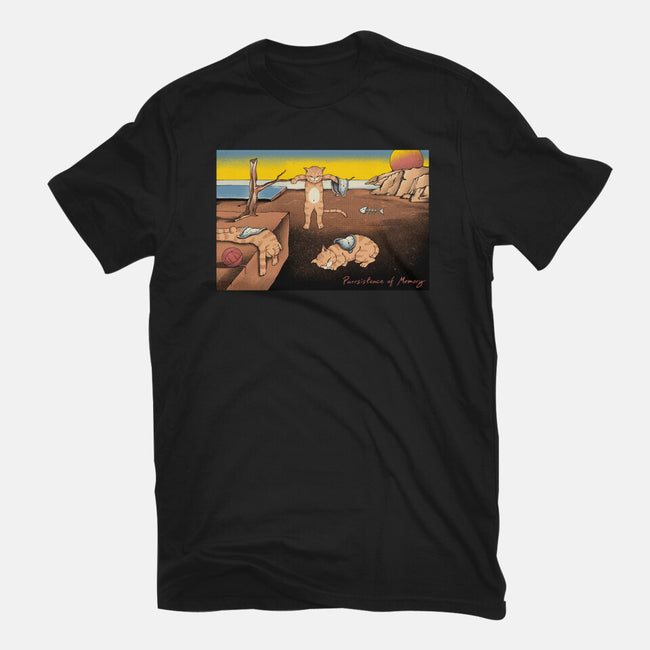Purrsistence Of Memory-Mens-Heavyweight-Tee-vp021