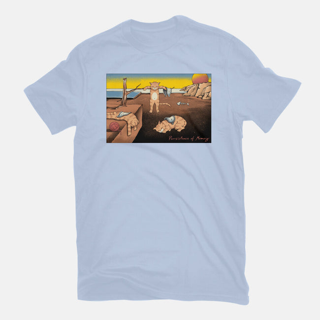 Purrsistence Of Memory-Mens-Heavyweight-Tee-vp021