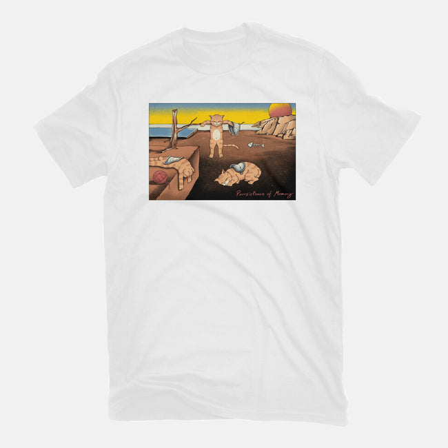 Purrsistence Of Memory-Unisex-Basic-Tee-vp021