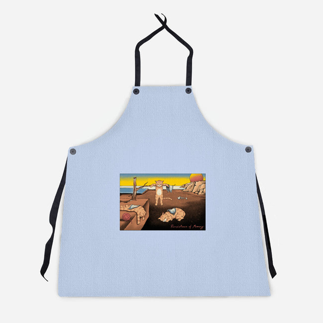 Purrsistence Of Memory-Unisex-Kitchen-Apron-vp021