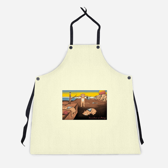 Purrsistence Of Memory-Unisex-Kitchen-Apron-vp021