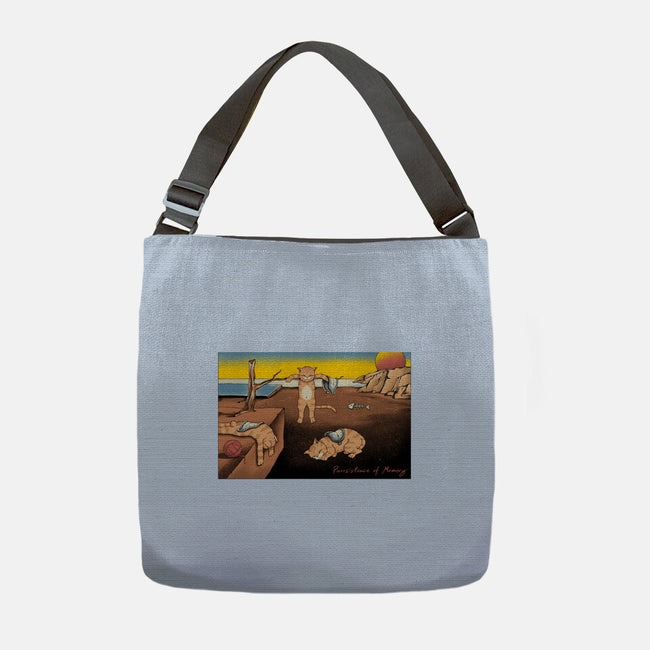 Purrsistence Of Memory-None-Adjustable Tote-Bag-vp021
