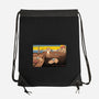 Purrsistence Of Memory-None-Drawstring-Bag-vp021