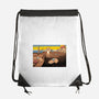 Purrsistence Of Memory-None-Drawstring-Bag-vp021