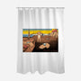 Purrsistence Of Memory-None-Polyester-Shower Curtain-vp021