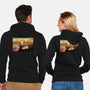 Purrsistence Of Memory-Unisex-Zip-Up-Sweatshirt-vp021
