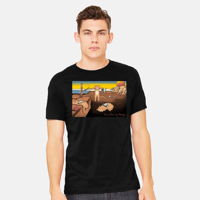 Purrsistence Of Memory-Mens-Heavyweight-Tee-vp021