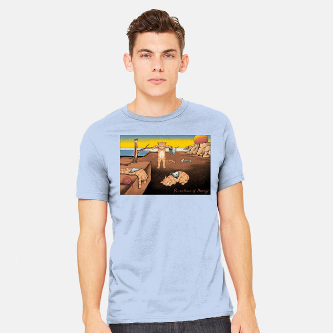Purrsistence Of Memory-Mens-Heavyweight-Tee-vp021
