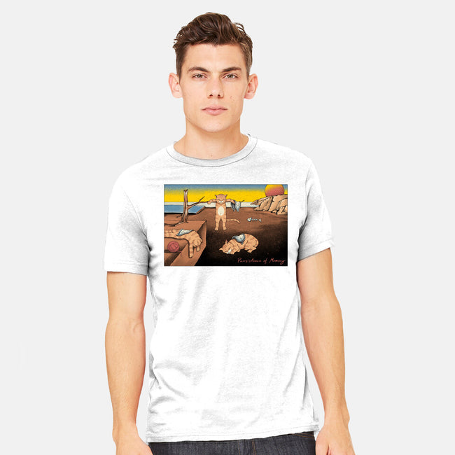 Purrsistence Of Memory-Mens-Heavyweight-Tee-vp021