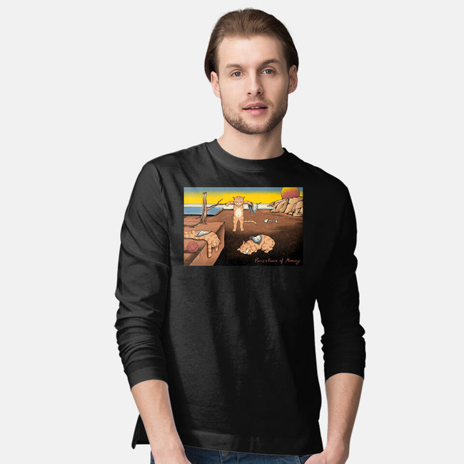 Purrsistence Of Memory-Mens-Long Sleeved-Tee-vp021