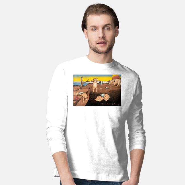 Purrsistence Of Memory-Mens-Long Sleeved-Tee-vp021