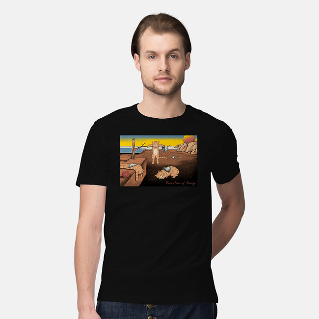 Purrsistence Of Memory-Mens-Premium-Tee-vp021