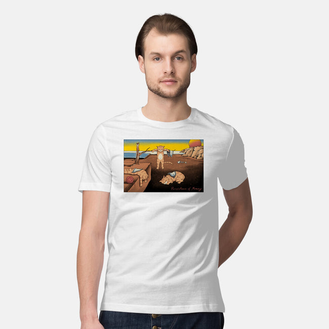 Purrsistence Of Memory-Mens-Premium-Tee-vp021