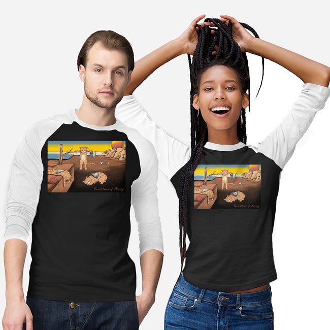 Purrsistence Of Memory-Unisex-Baseball-Tee-vp021