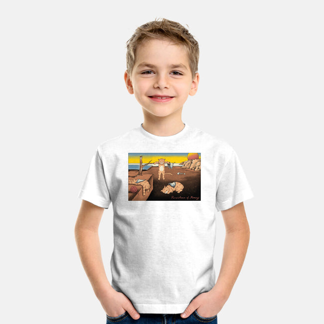 Purrsistence Of Memory-Youth-Basic-Tee-vp021
