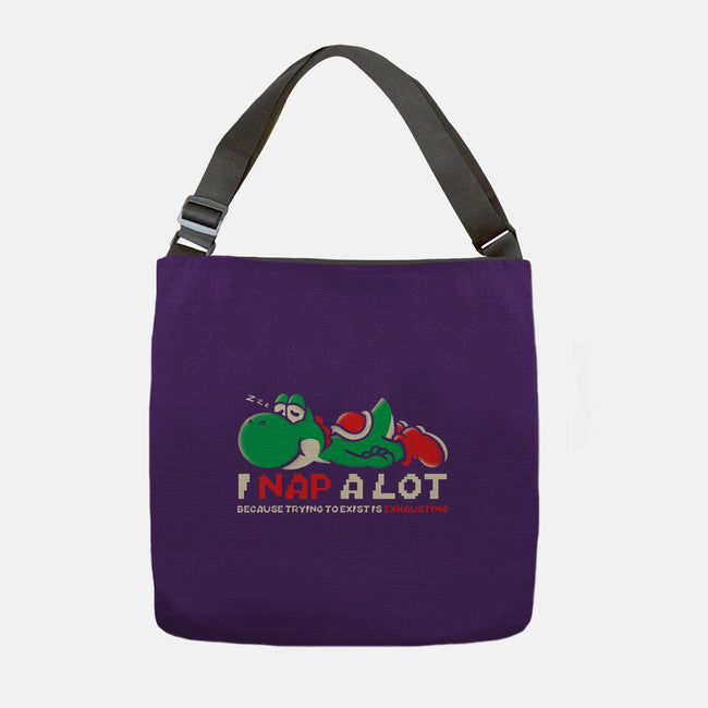 Existing Is Exhausting-None-Adjustable Tote-Bag-turborat14