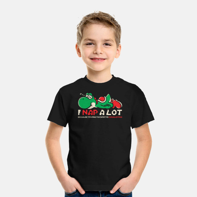 Existing Is Exhausting-Youth-Basic-Tee-turborat14