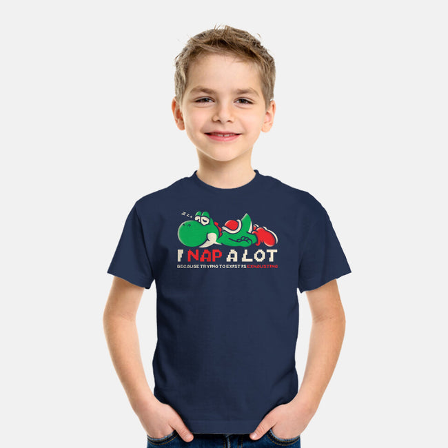 Existing Is Exhausting-Youth-Basic-Tee-turborat14