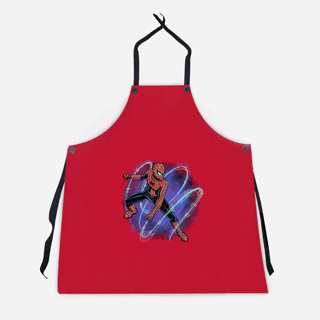 Maximum Spider Senses-Unisex-Kitchen-Apron-glitchygorilla