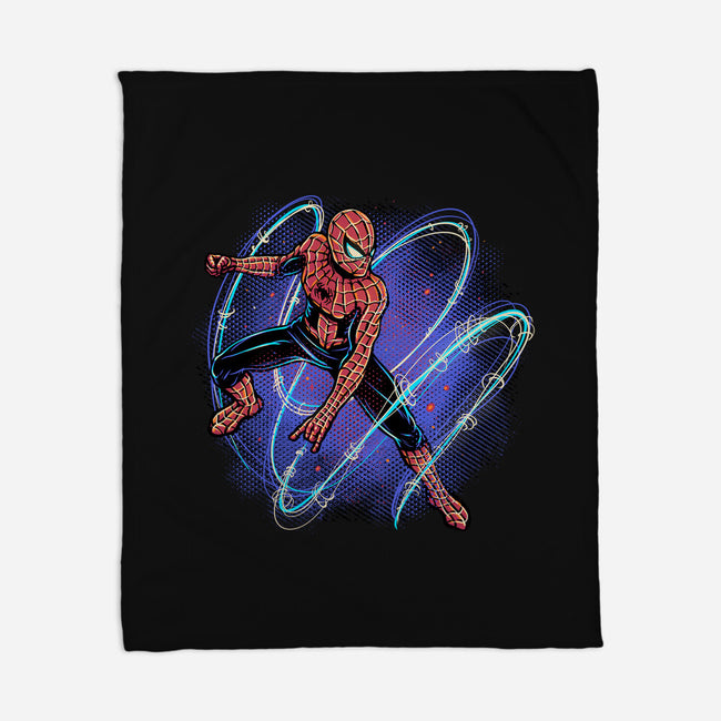 Maximum Spider Senses-None-Fleece-Blanket-glitchygorilla
