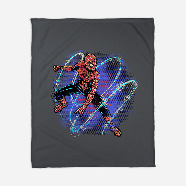 Maximum Spider Senses-None-Fleece-Blanket-glitchygorilla