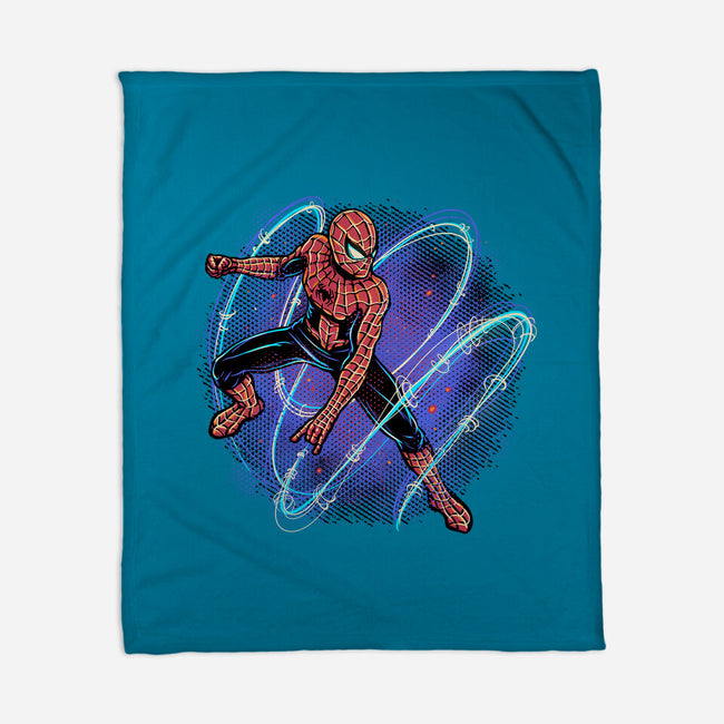 Maximum Spider Senses-None-Fleece-Blanket-glitchygorilla