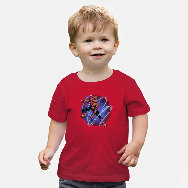 Maximum Spider Senses-Baby-Basic-Tee-glitchygorilla