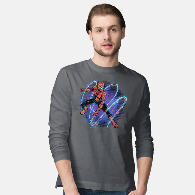 Maximum Spider Senses-Mens-Long Sleeved-Tee-glitchygorilla
