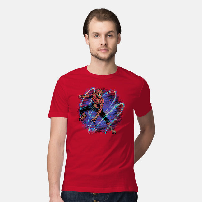 Maximum Spider Senses-Mens-Premium-Tee-glitchygorilla