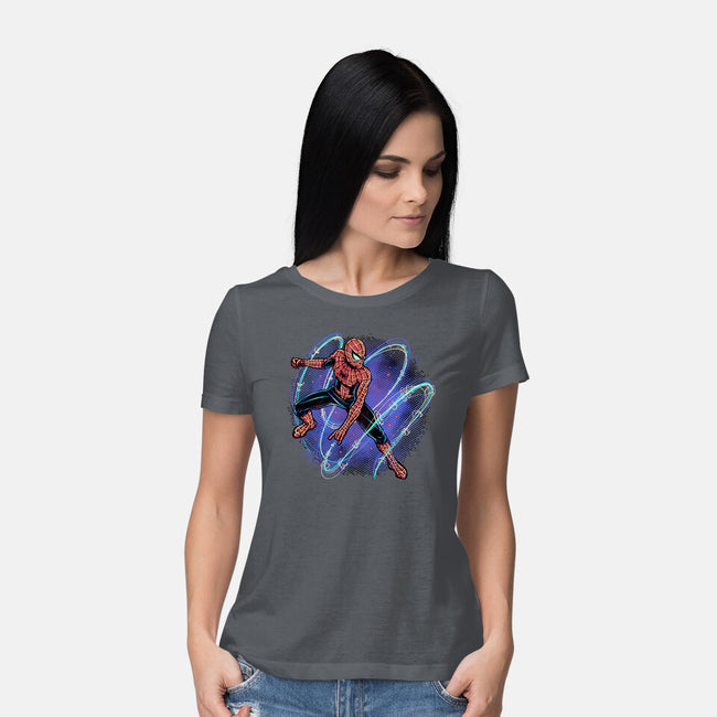 Maximum Spider Senses-Womens-Basic-Tee-glitchygorilla