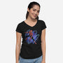 Maximum Spider Senses-Womens-V-Neck-Tee-glitchygorilla