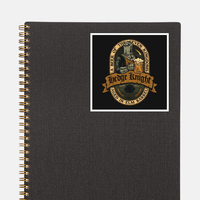 Hedge Knight Beer-None-Glossy-Sticker-teesgeex