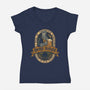 Hedge Knight Beer-Womens-V-Neck-Tee-teesgeex
