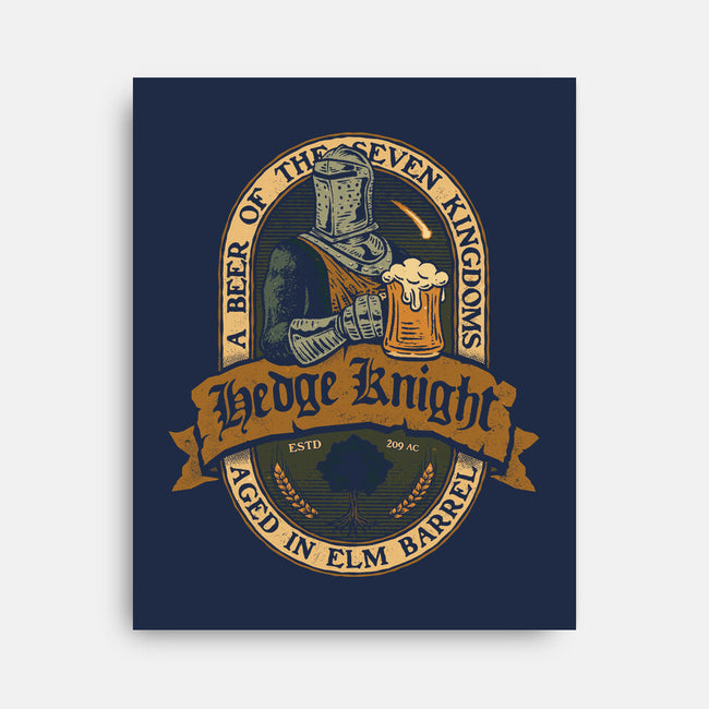 Hedge Knight Beer-None-Stretched-Canvas-teesgeex