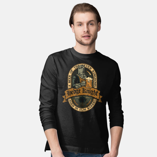 Hedge Knight Beer-Mens-Long Sleeved-Tee-teesgeex