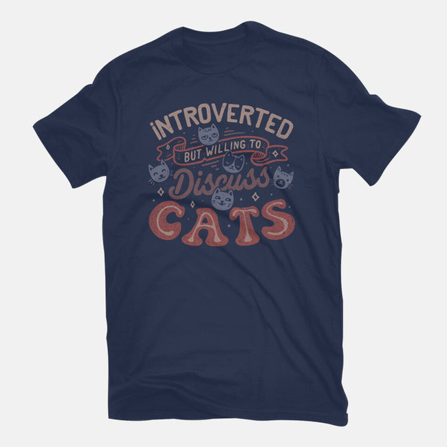 But Willing To Discuss Cats-Mens-Heavyweight-Tee-tobefonseca