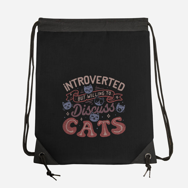 But Willing To Discuss Cats-None-Drawstring-Bag-tobefonseca