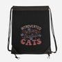 But Willing To Discuss Cats-None-Drawstring-Bag-tobefonseca